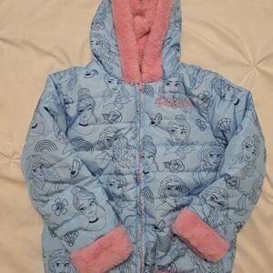 Disney Blue and Pink Princess Kids Jacket